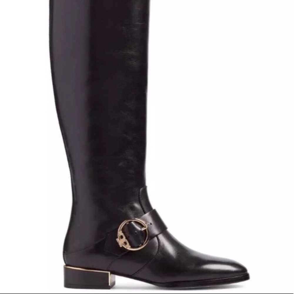 Tori Burch Sophia Tall Riding Boots - Black